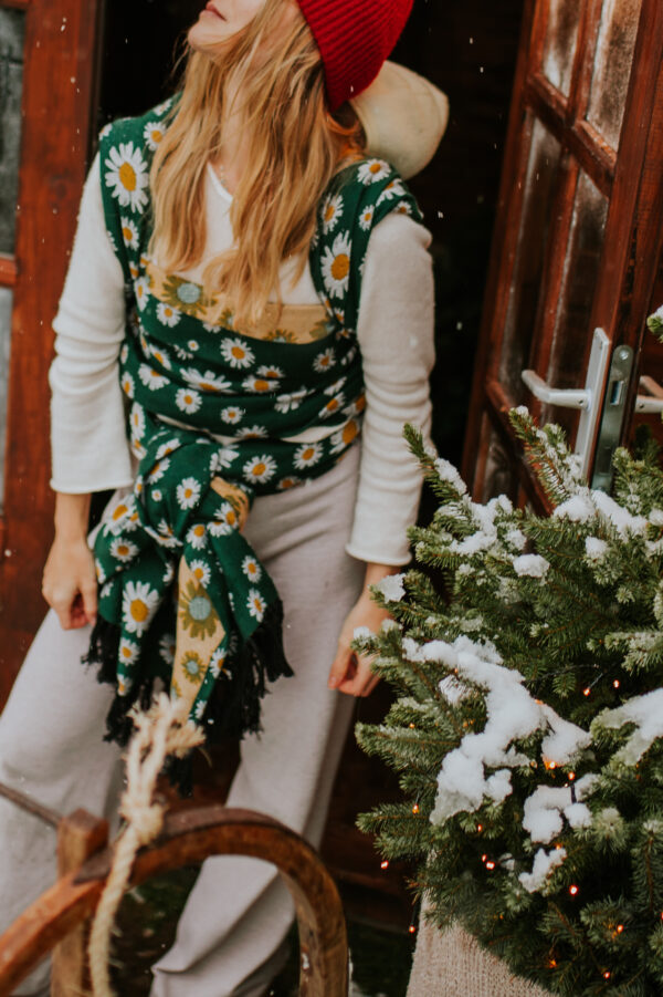 Daisies Winter Soul - baby wrap